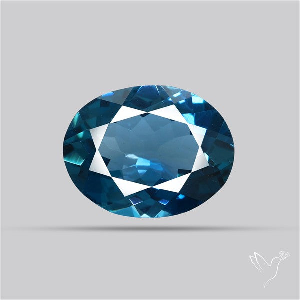 AAA London Blue Topaz Faceted Fine Gemstone