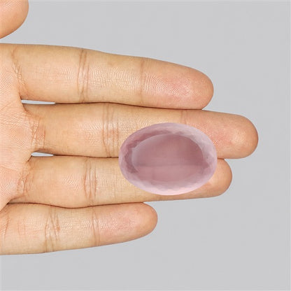 Brazillian Rose Quartz Large Faceted Fine Gemstone