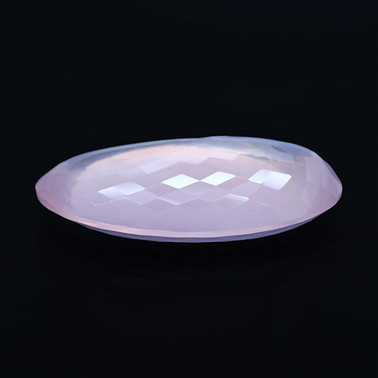 Brazillian Rose Quartz Large Faceted Fine Gemstone