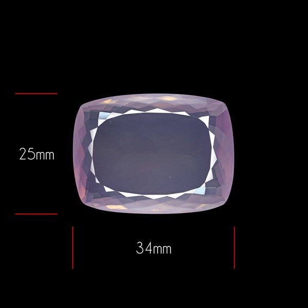 Brazillian Rose Quartz Large Faceted Fine Gemstone