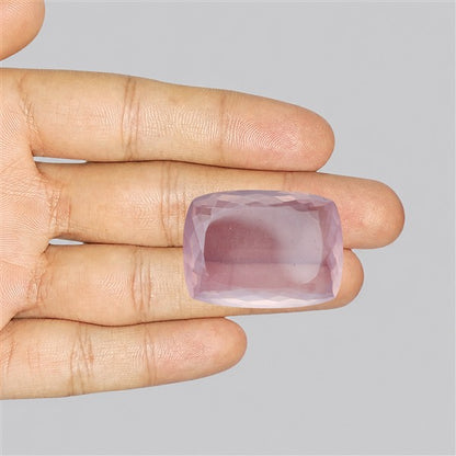 Brazillian Rose Quartz Large Faceted Fine Gemstone