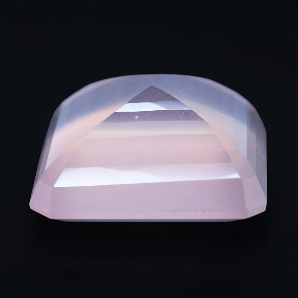 Brazillian Rose Quartz Large Faceted Fine Gemstone