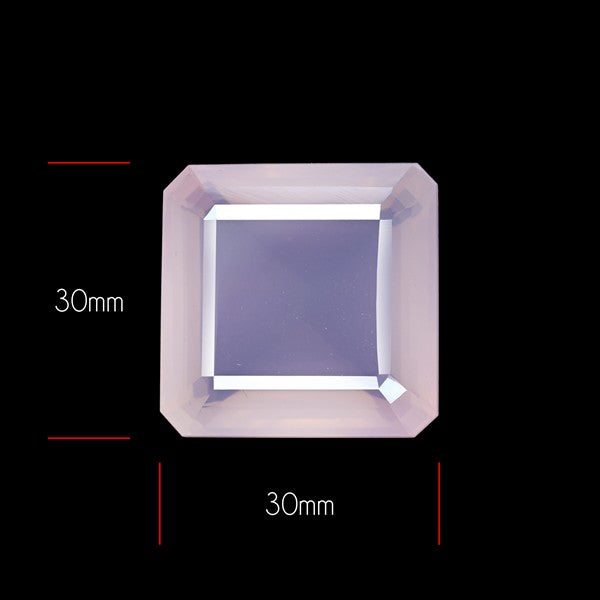 Brazillian Rose Quartz Large Faceted Fine Gemstone