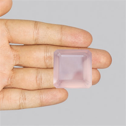 Brazillian Rose Quartz Large Faceted Fine Gemstone