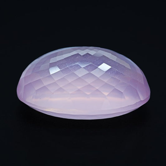 Brazillian Rose Quartz Large Faceted Fine Gemstone
