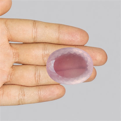 Brazillian Rose Quartz Large Faceted Fine Gemstone