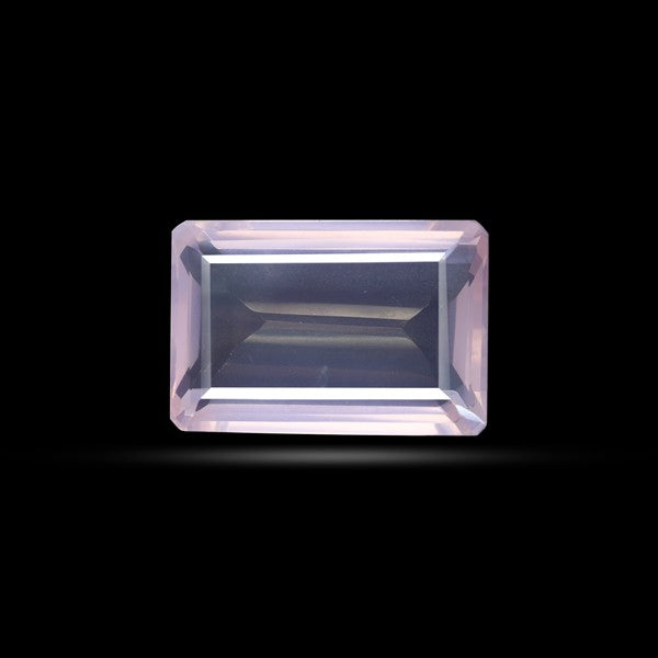 Brazillian Rose Quartz Large Faceted Fine Gemstone