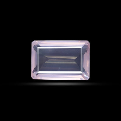 Brazillian Rose Quartz Large Faceted Fine Gemstone