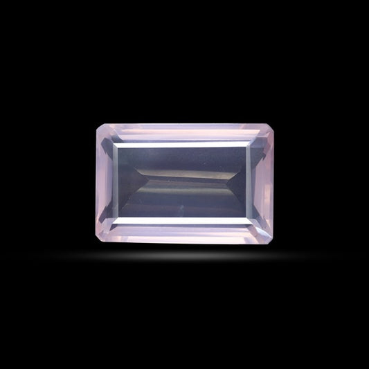 Brazillian Rose Quartz Large Faceted Fine Gemstone