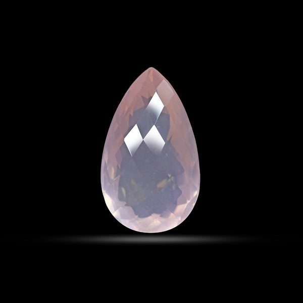 Brazillian Rose Quartz Large Faceted Fine Gemstone