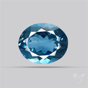 AAA London Blue Topaz Faceted Fine Gemstone