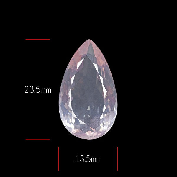 Brazillian Rose Quartz Large Faceted Fine Gemstone
