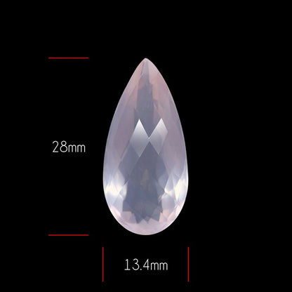 Brazillian Rose Quartz Large Faceted Fine Gemstone
