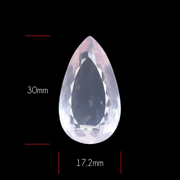 Brazillian Rose Quartz Large Faceted Fine Gemstone