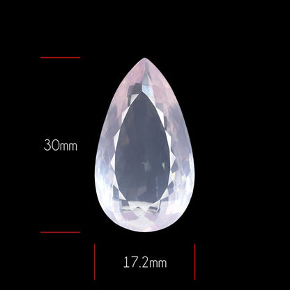 Brazillian Rose Quartz Large Faceted Fine Gemstone