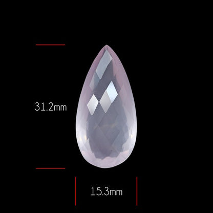 Brazillian Rose Quartz Large Faceted Fine Gemstone