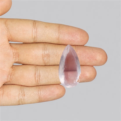 Brazillian Rose Quartz Large Faceted Fine Gemstone