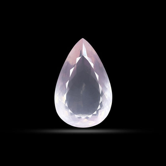 Brazillian Rose Quartz Large Faceted Fine Gemstone