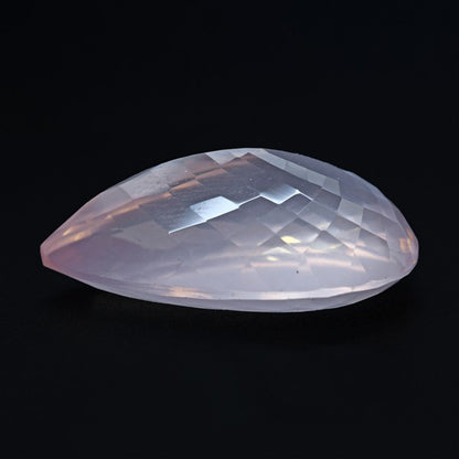 Brazillian Rose Quartz Large Faceted Fine Gemstone