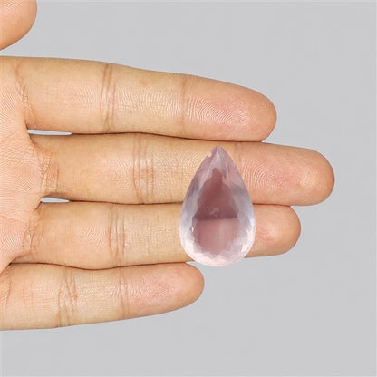 Brazillian Rose Quartz Large Faceted Fine Gemstone