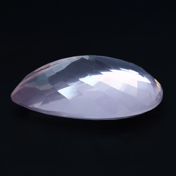 Brazillian Rose Quartz Large Faceted Fine Gemstone