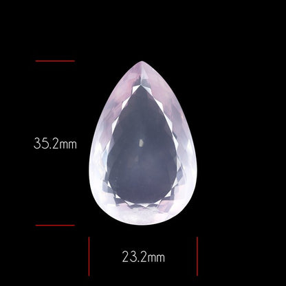 Brazillian Rose Quartz Large Faceted Fine Gemstone