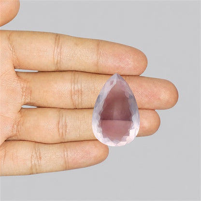 Brazillian Rose Quartz Large Faceted Fine Gemstone