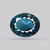 AAA London Blue Topaz Faceted Fine Gemstone