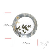 Rare Pyrite Included Quartz Cabochon