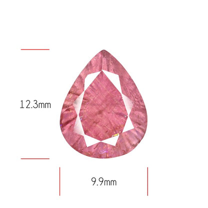 Pink Tourmaline Intaglio Reverse Carving Faceted Fine Gemstone