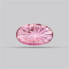Pink Tourmaline Intaglio Reverse Carving Faceted Fine Gemstone
