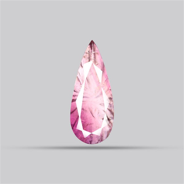 Pink Tourmaline Intaglio Reverse Carving Faceted Fine Gemstone