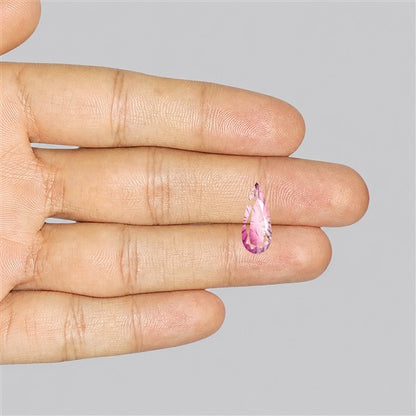 Pink Tourmaline Intaglio Reverse Carving Faceted Fine Gemstone