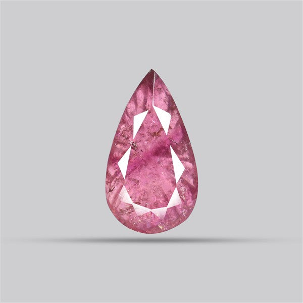 Pink Tourmaline Intaglio Reverse Carving Faceted Fine Gemstone