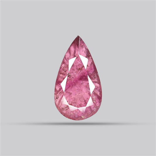 Pink Tourmaline Intaglio Reverse Carving Faceted Fine Gemstone