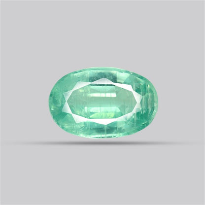 Mint Kyanite Blue-Green Faceted Fine Gemstone