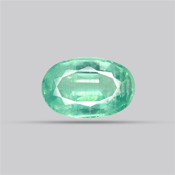 Mint Kyanite Blue-Green Faceted Fine Gemstone