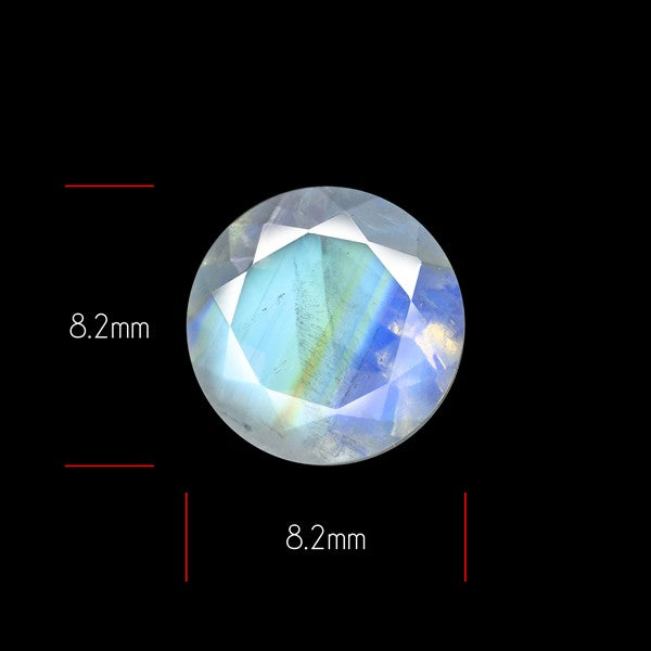 Raibow Moonstone Faceted Fine Gemstone