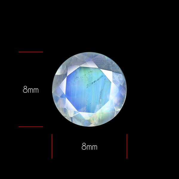 Raibow Moonstone Faceted Fine Gemstone