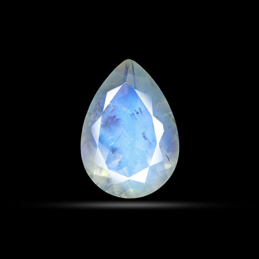 Raibow Moonstone Faceted Fine Gemstone