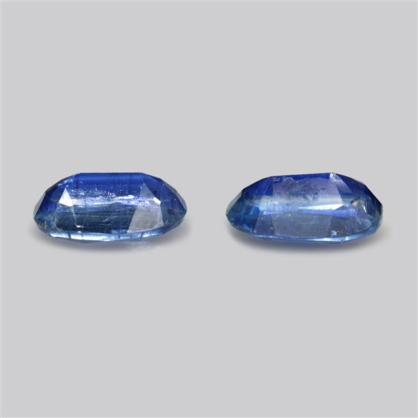 Faceted Blue Kyanite Pair