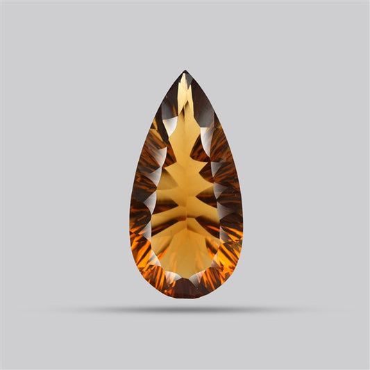 Champagne Quartz Briolette Cut Drop Fine Gemstone