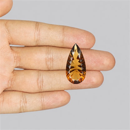 Champagne Quartz Briolette Cut Drop Fine Gemstone