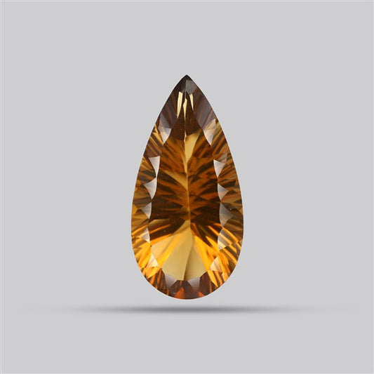 Champagne Quartz Briolette Cut Drop Fine Gemstone
