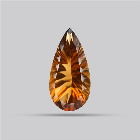 Champagne Quartz Briolette Cut Drop Fine Gemstone