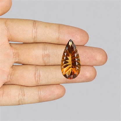 Champagne Quartz Briolette Cut Drop Fine Gemstone