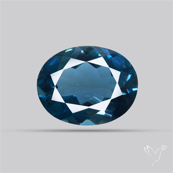 AAA London Blue Topaz Faceted Fine Gemstone