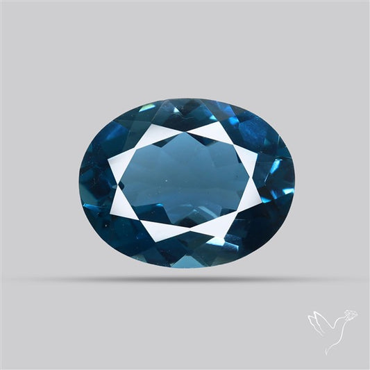 AAA London Blue Topaz Faceted Fine Gemstone