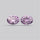 Rose de France Amethyst Pair Millenium Cut Faceted Fine Gemstone