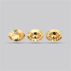 Millennium Cut Citrine Pair Faceted Fine Gemstone Set